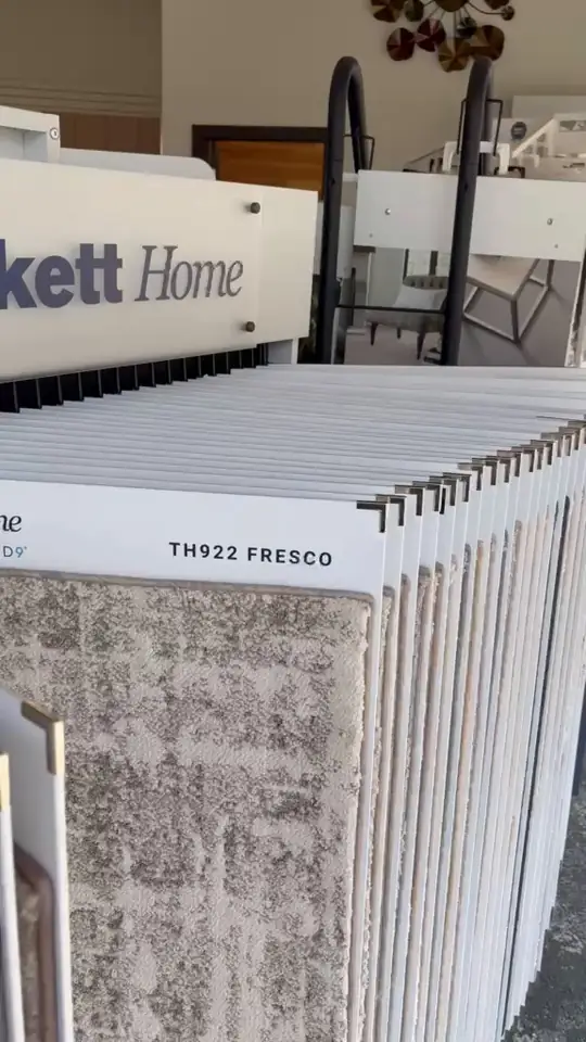 Genuine flooring and carpet sample displays in the Courtenay showroom