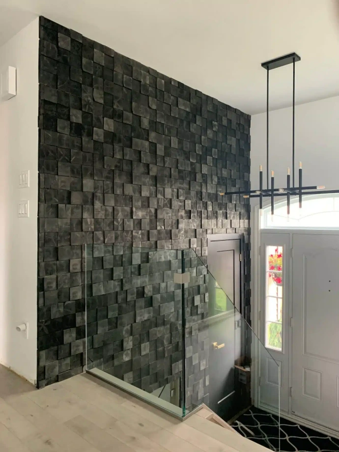 Finium wood feature wall inspiration at Showroom Flooring