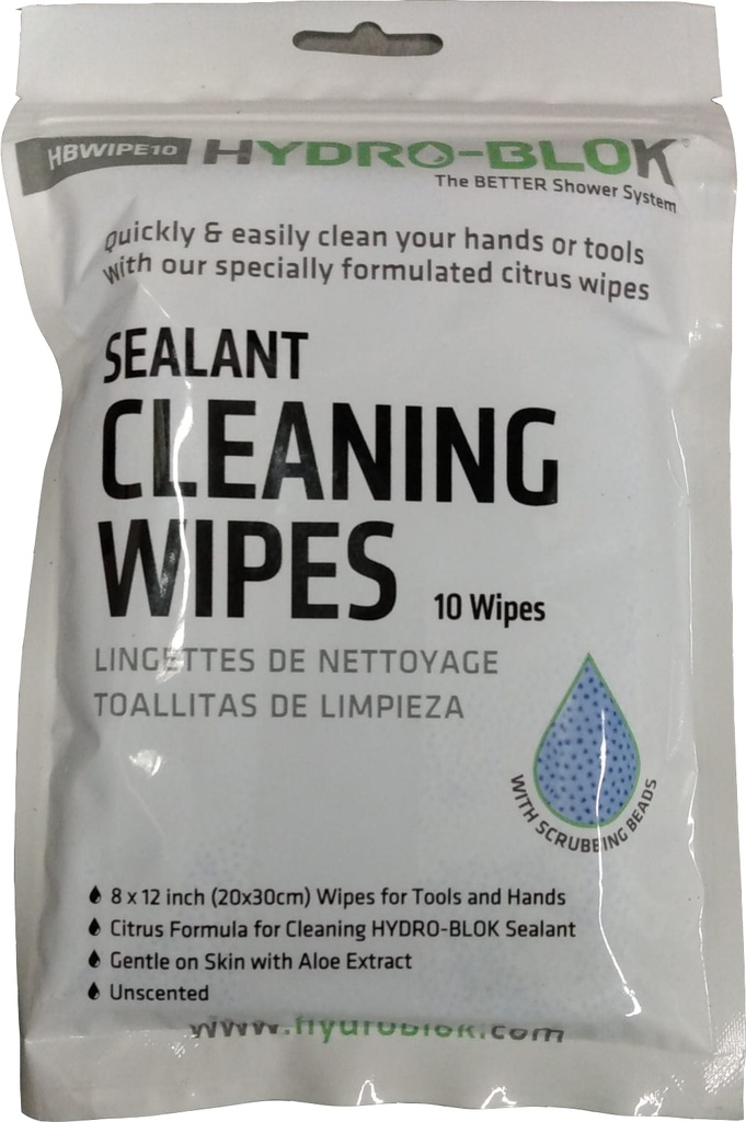[HBWIPE10] Hydroblok Sealant Accessories (Sealant Wipes)