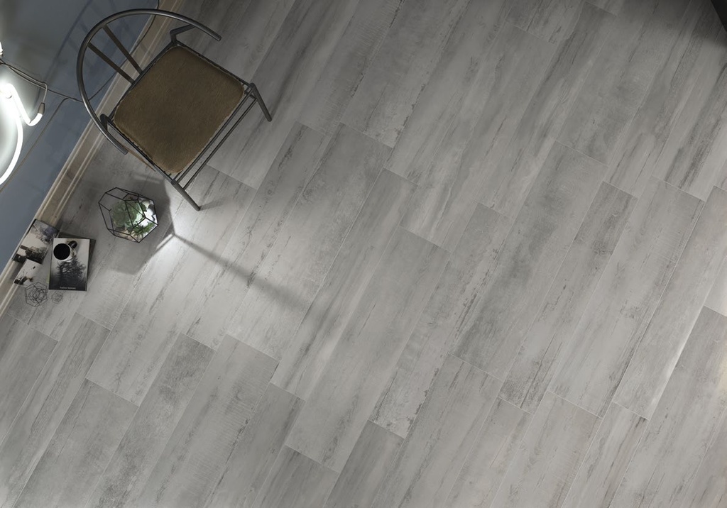 IMAC PIERWOOD Grey 20x120cm (8x48") Naturale RT Porcelain Tile (0155531)