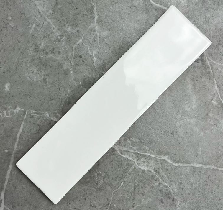 IMAC WAVE TILE White Glossy 75x300mm (3x12")